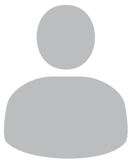 Default user profile silhouette on black background.